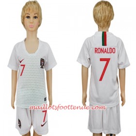 Maillot/Tenue Portugal RONALDO 7 Enfant Extérieur Coupe du monde 2018